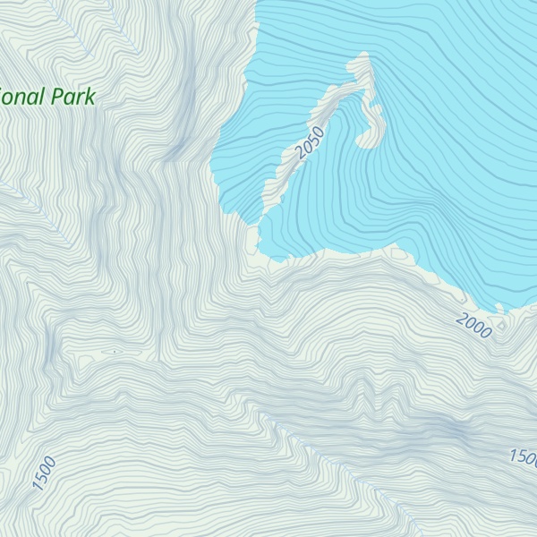 Map of Mount Tom