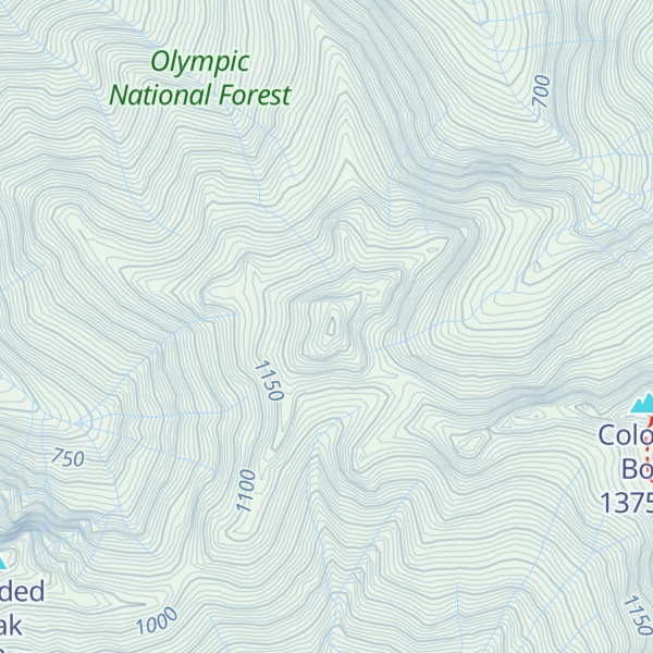 Map of Mount O'Neil