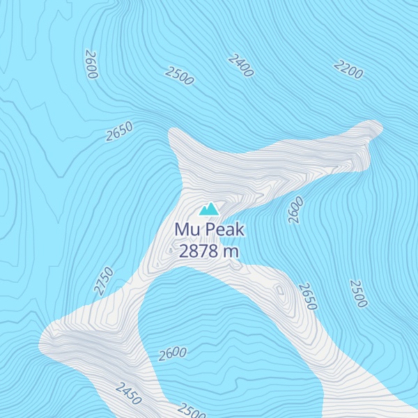 Map of Mu Peak