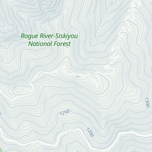 Map of Fiddler Mountain