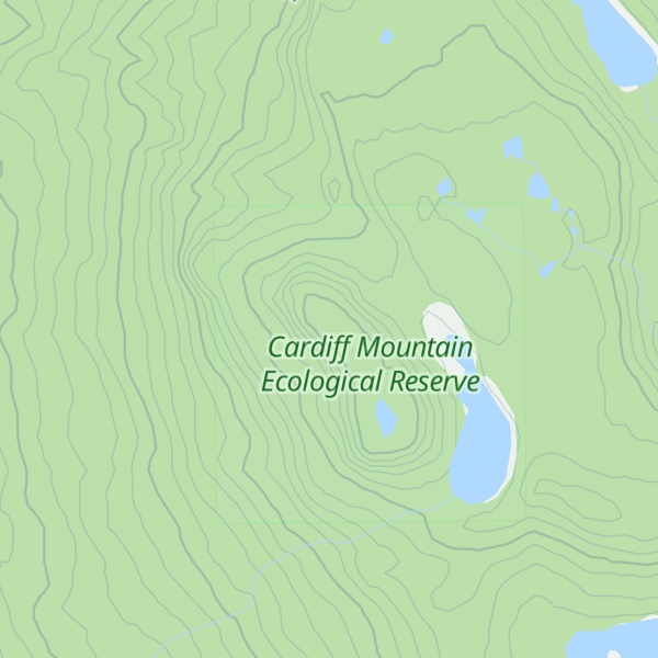 Map of Cardiff Mountain