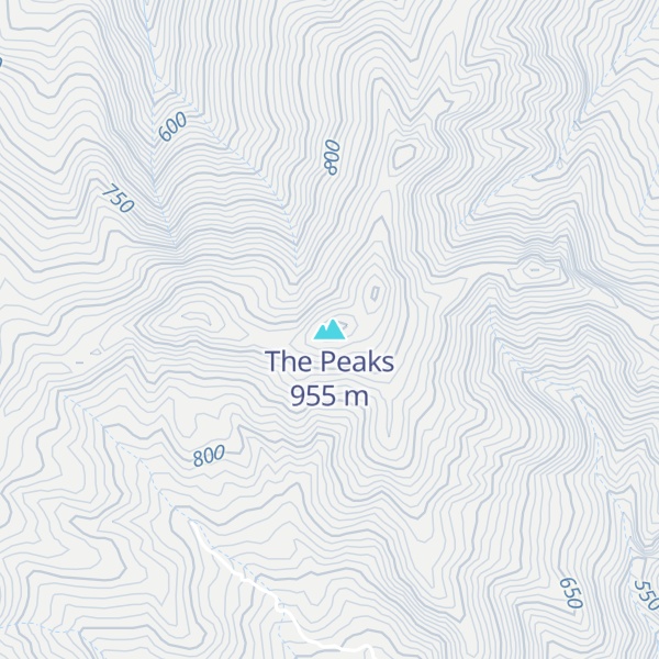 Map of The Peaks