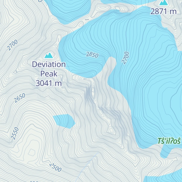 Map of Desperation Peak