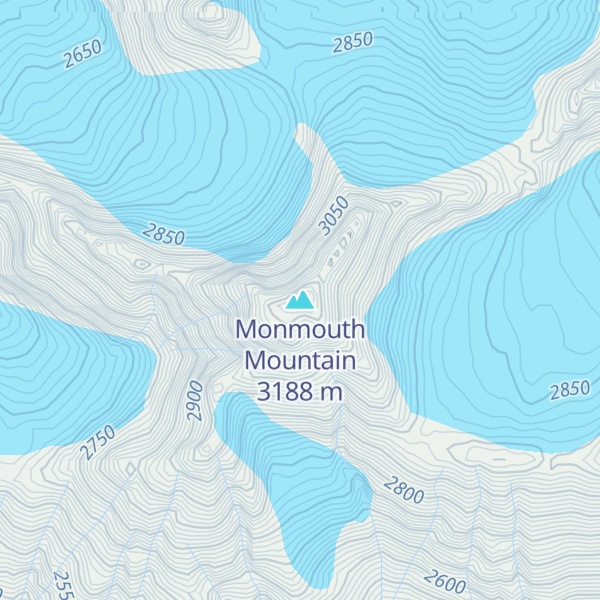 Map of Monmouth Mountain