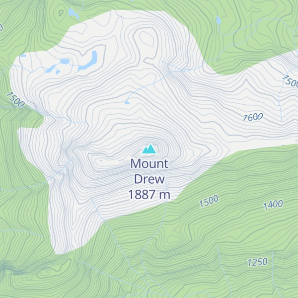 Map of Mount Drew
