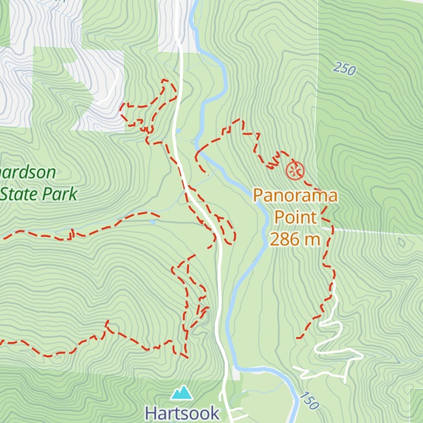 Map of Richardson Grove State Park Visitor Center