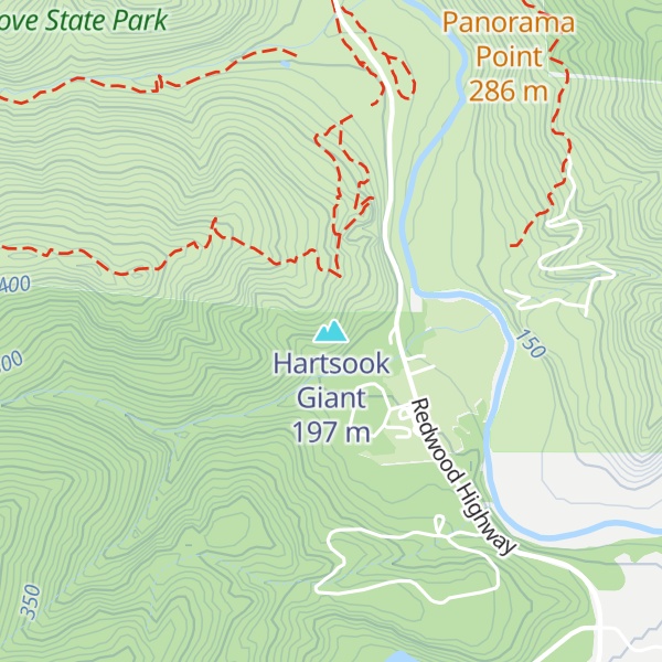 Map of Hartsook Giant