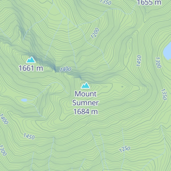Map of Mount Sumner