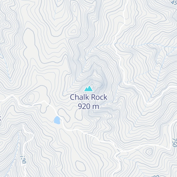 Map of Chalk Rock