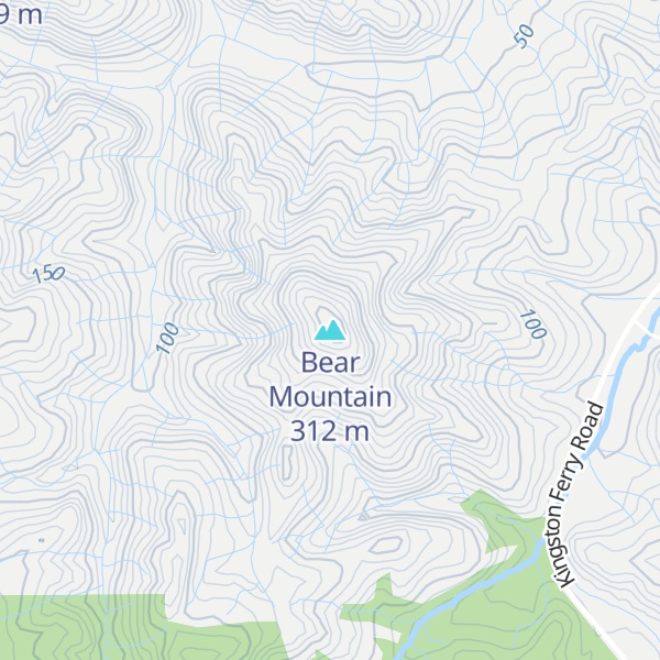 Map of Bear Mountain