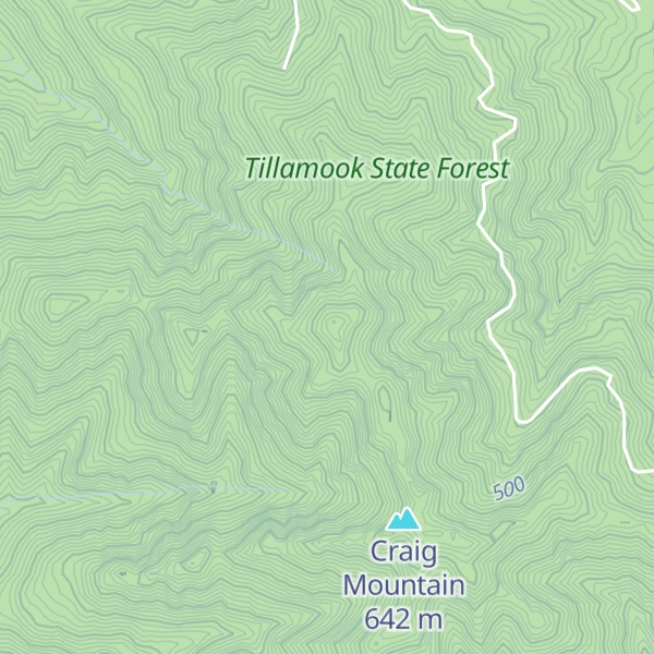 Map of Foley Peak