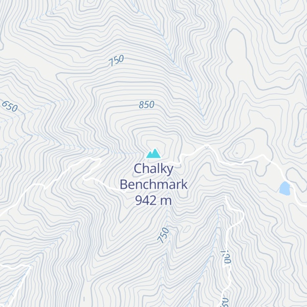 Map of Chalky Benchmark