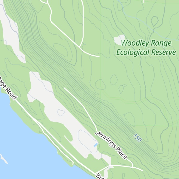 Map of Woodley Range