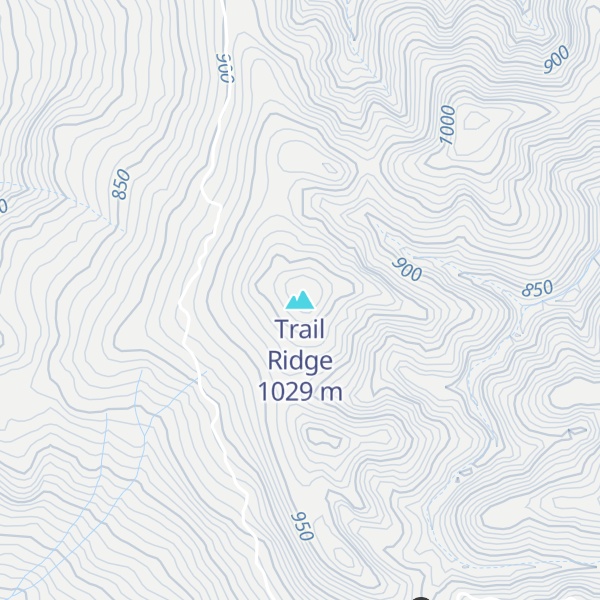 Map of Trail Ridge