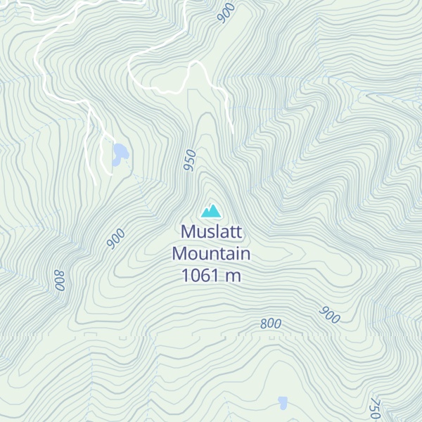 Map of Muslatt Mountain