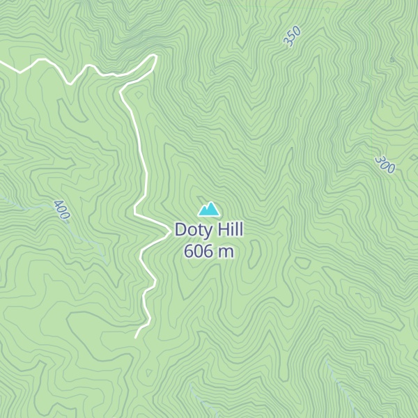 Map of Doty Hill