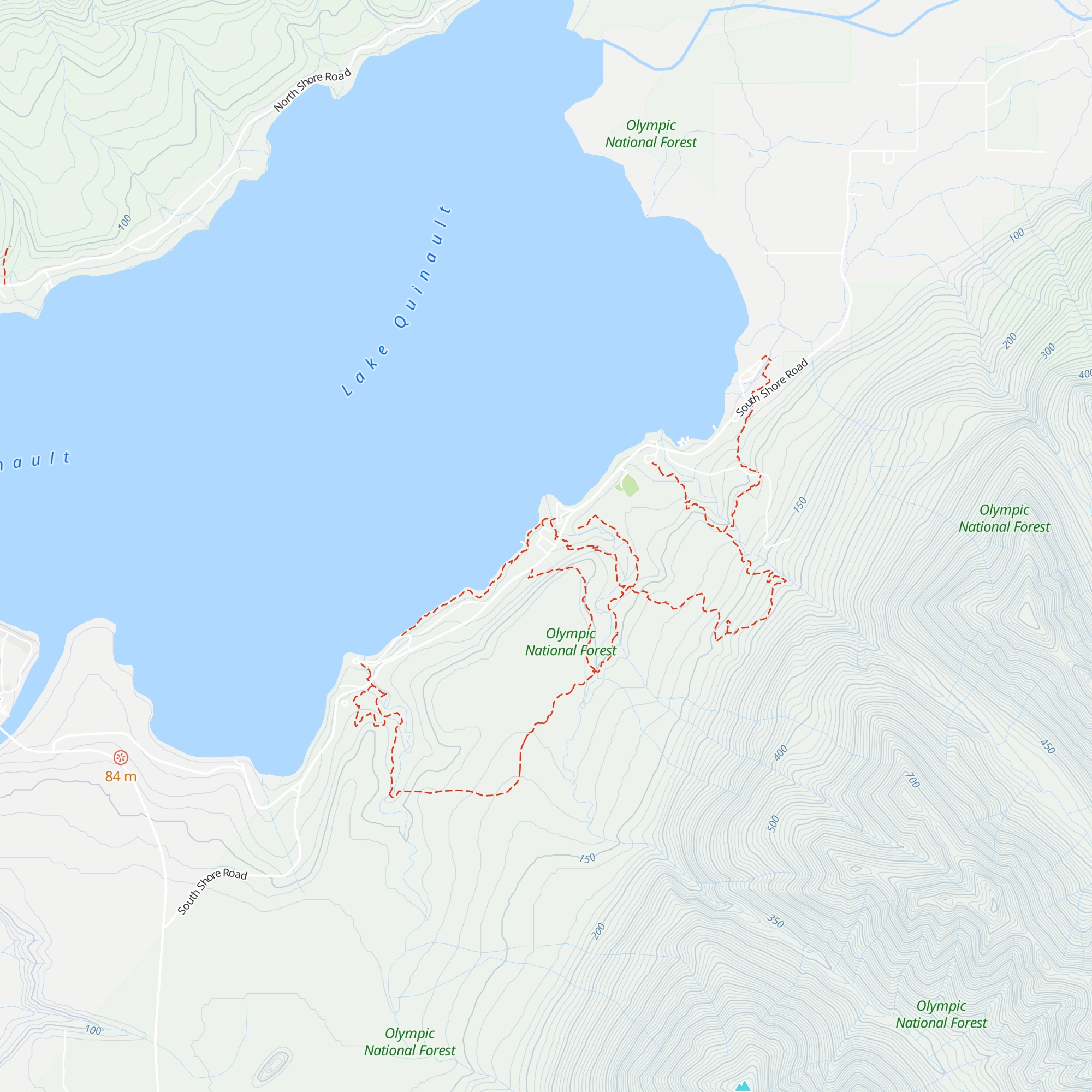 Pacific Ranger District - Quinault Office map