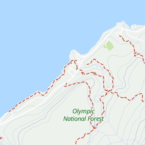 Map of Pacific Ranger District - Quinault Office