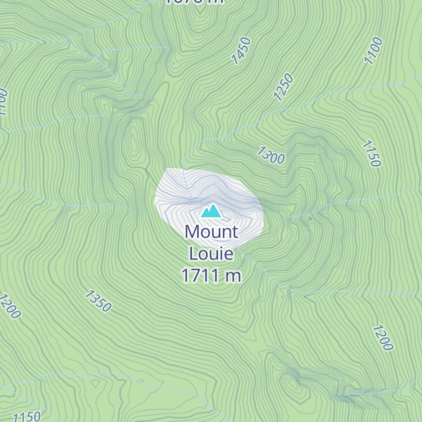 Map of Mount Louie