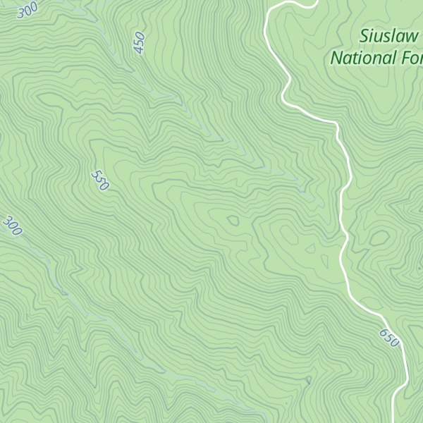Map of Peavine Ridge