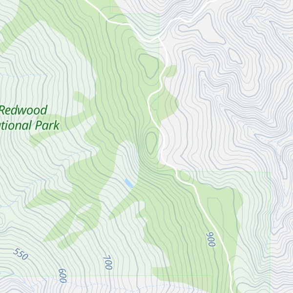 Map of Coyote Peak