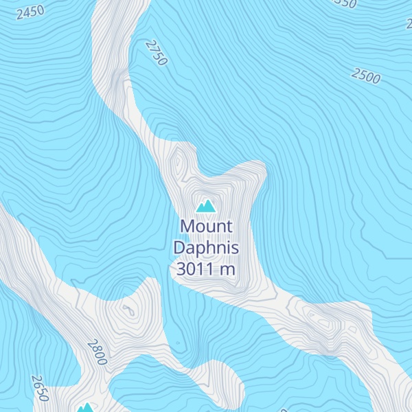 Map of Mount Daphnis