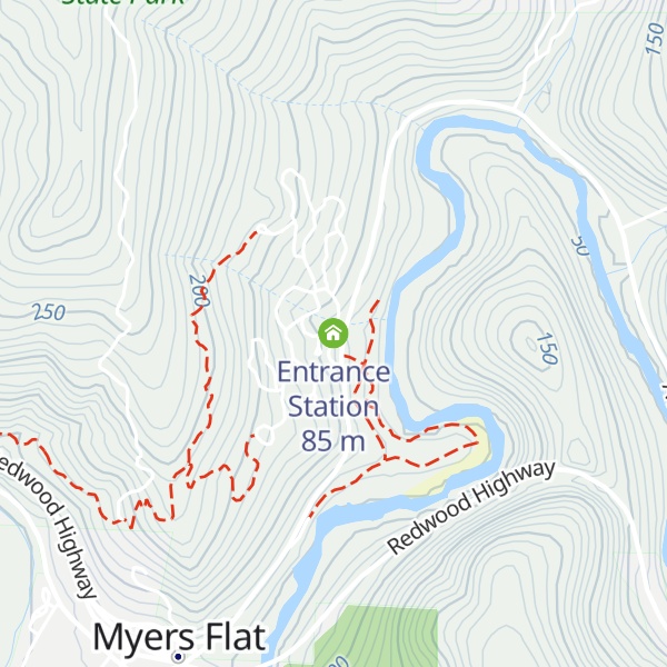 Map of Entrance Station