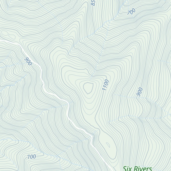 Map of Buck Mountain