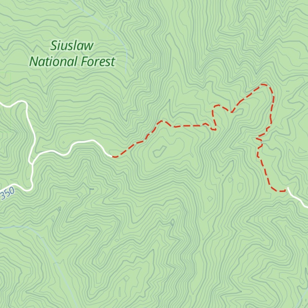 Map of Palmer Mountain