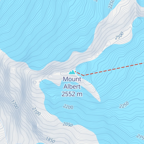 Map of Mount Albert