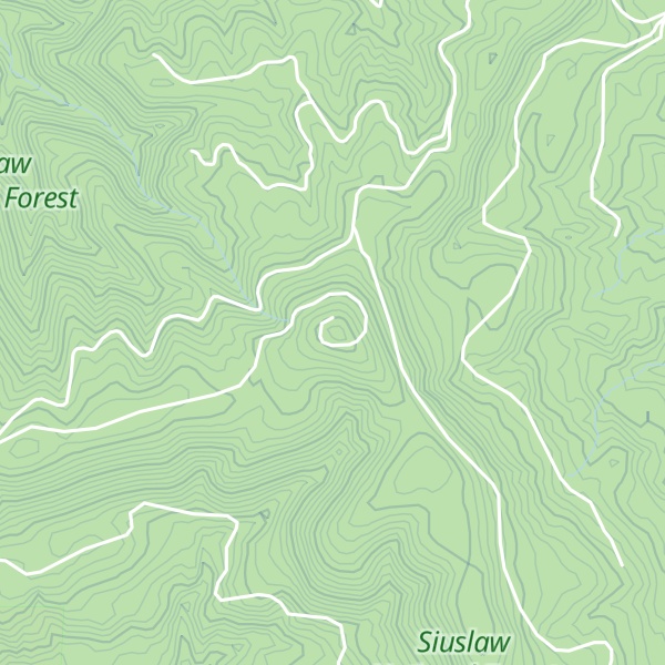 Map of Buzzard Butte