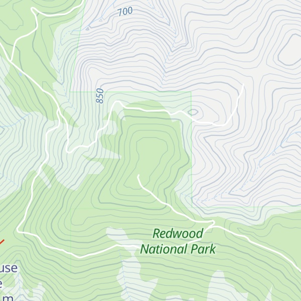 Map of Schoolhouse Peak