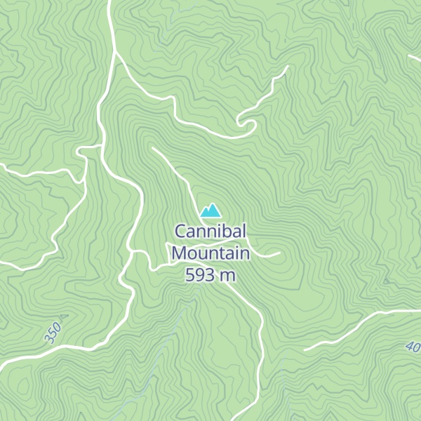 Map of Cannibal Mountain