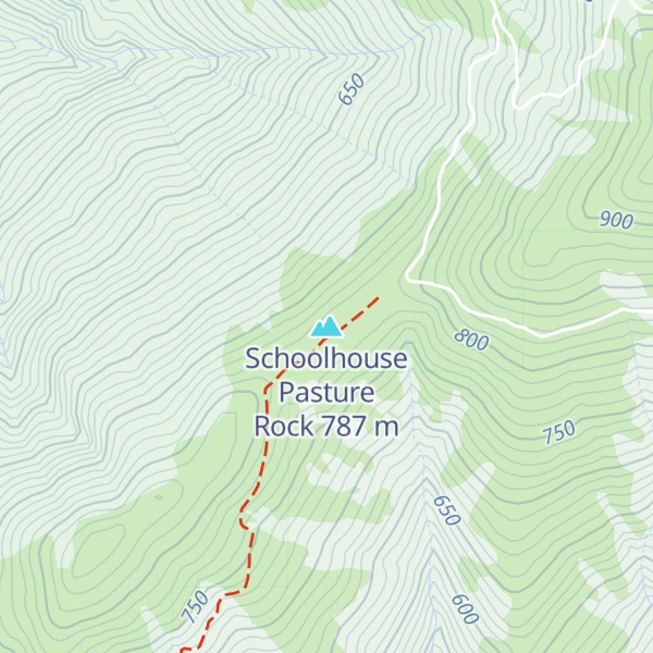 Map of Schoolhouse Pasture Rock