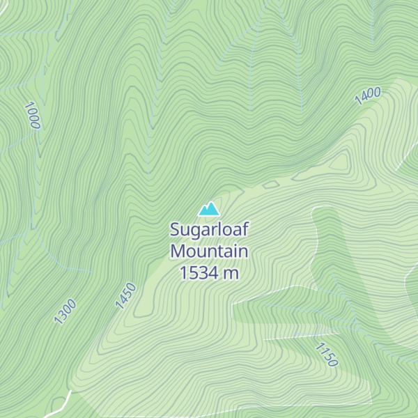 Map of Sugarloaf Mountain