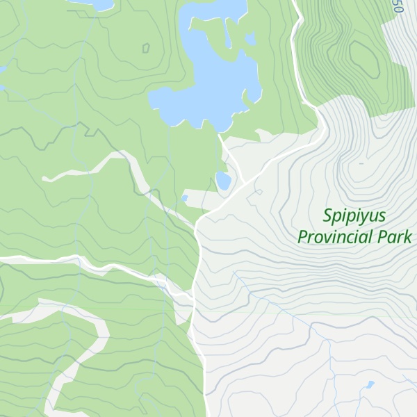 Map of Caren Range