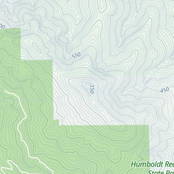 Map of Kerr Peak