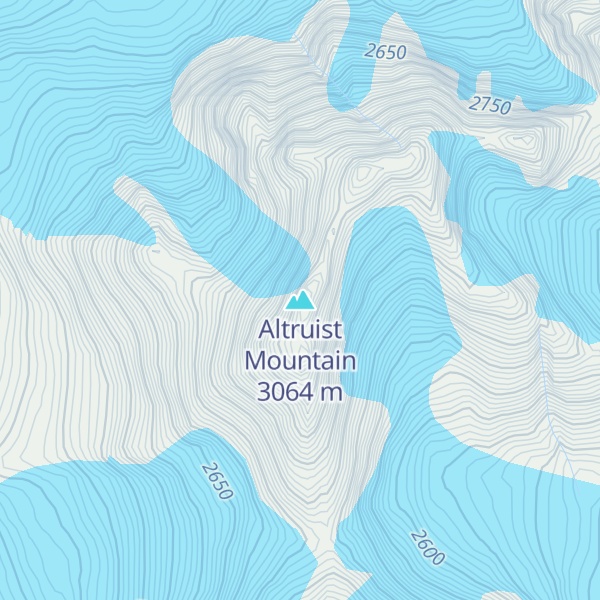 Map of Altruist Mountain