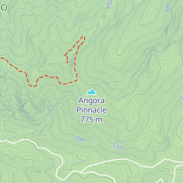 Map of Angora Pinnacle