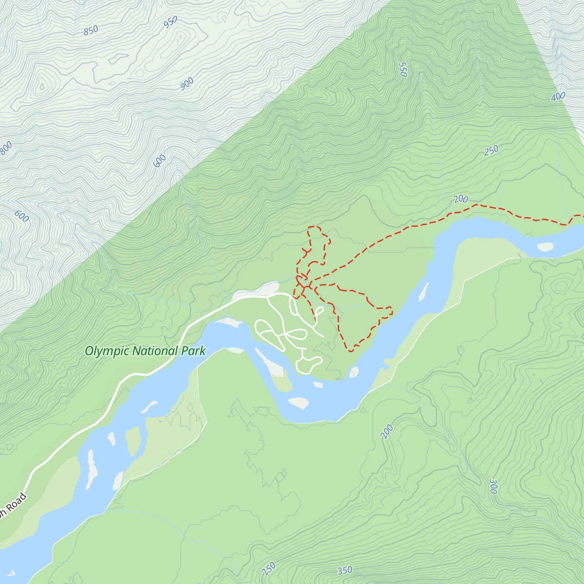 Hoh Rain Forest Visitor Center map