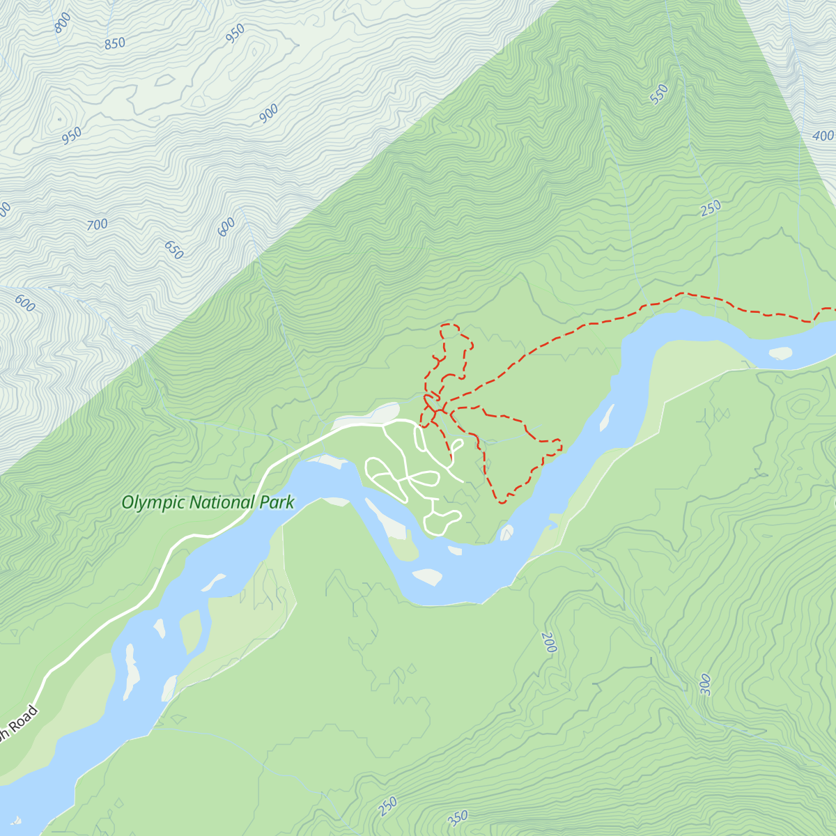 Hoh Rain Forest Visitor Center map