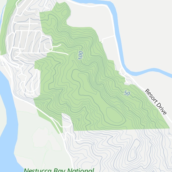 Map of Brooten Mountain