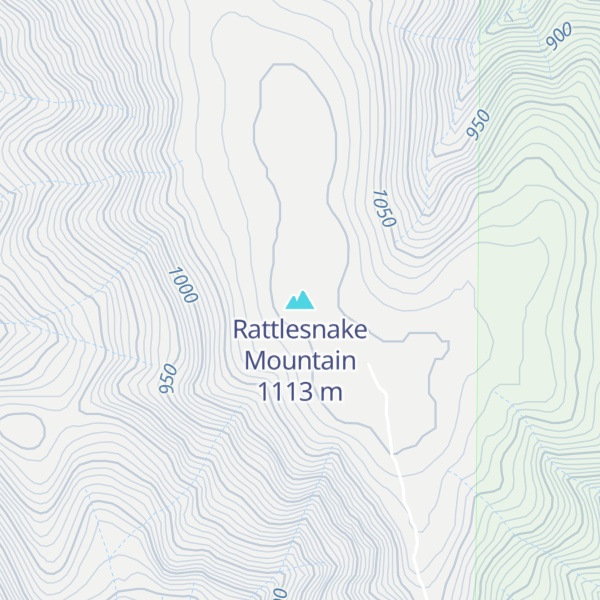 Map of Rattlesnake Mountain