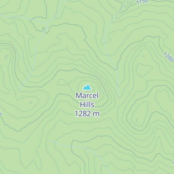 Map of Marcel Hills