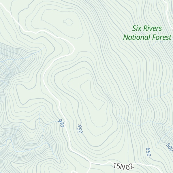 Map of Little Rattlesnake Mountain