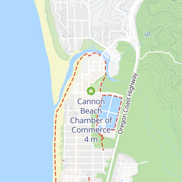 Map of Cannon Beach Chamber of Commerce