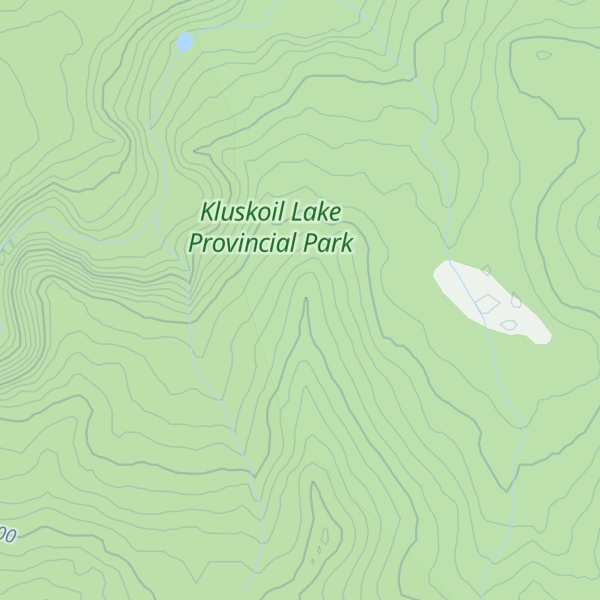 Map of Kluskoil Knoll