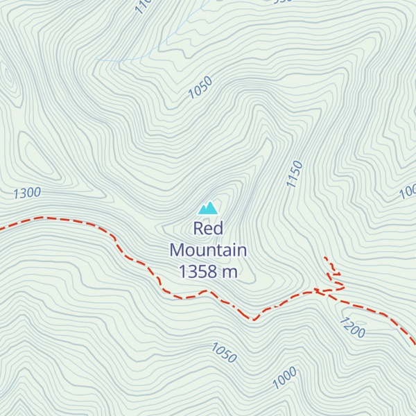 Map of Red Mountain