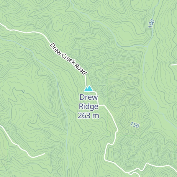 Map of Drew Ridge