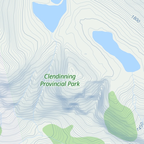 Map of Jointed Mountain